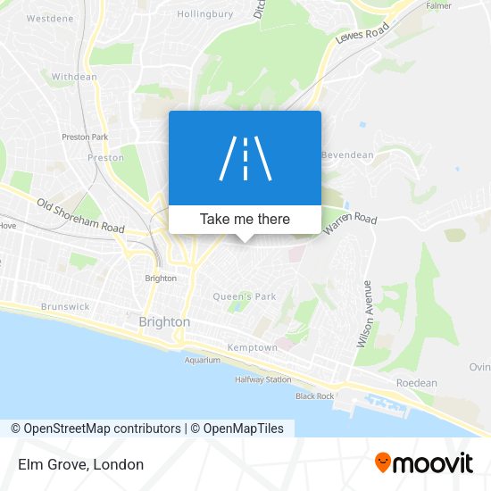 Elm Grove map
