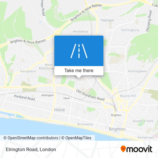 Elrington Road map