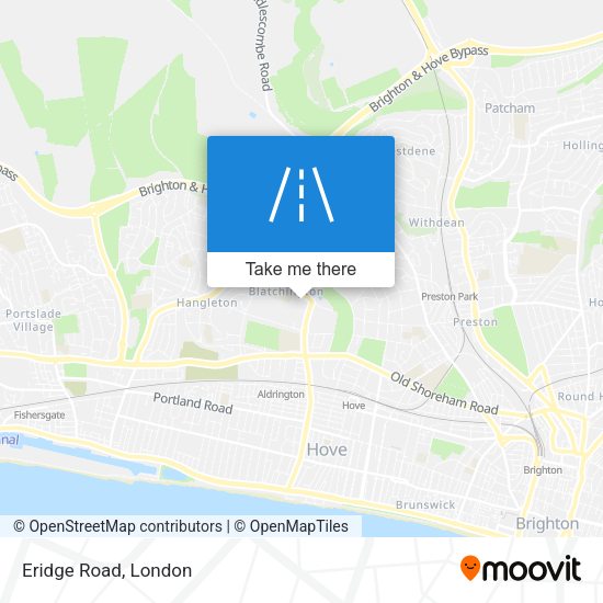 Eridge Road map