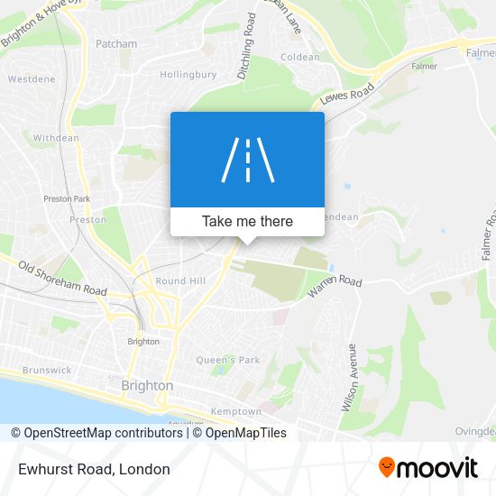 Ewhurst Road map
