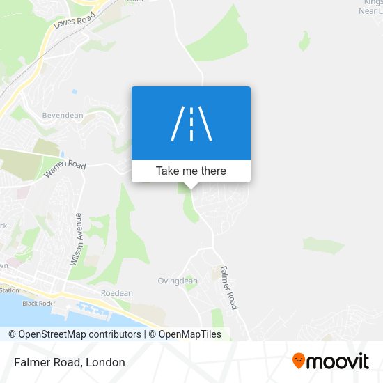 Falmer Road map