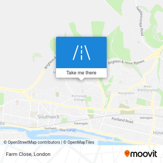 Farm Close map