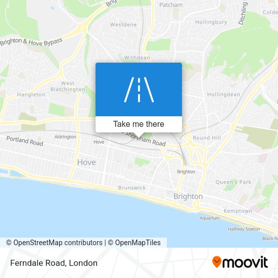 Ferndale Road map