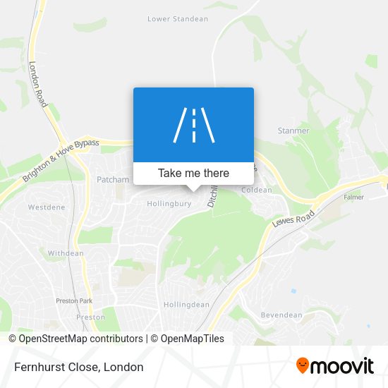 Fernhurst Close map