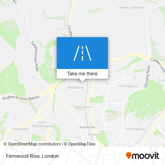 Fernwood Rise map