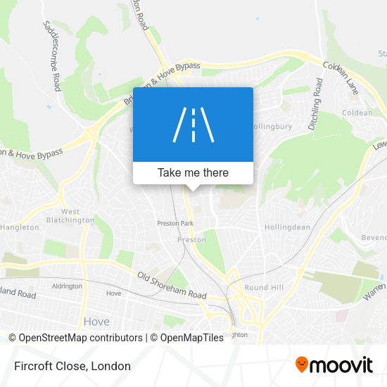 Fircroft Close map