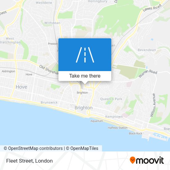 Fleet Street map