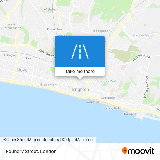 Foundry Street map