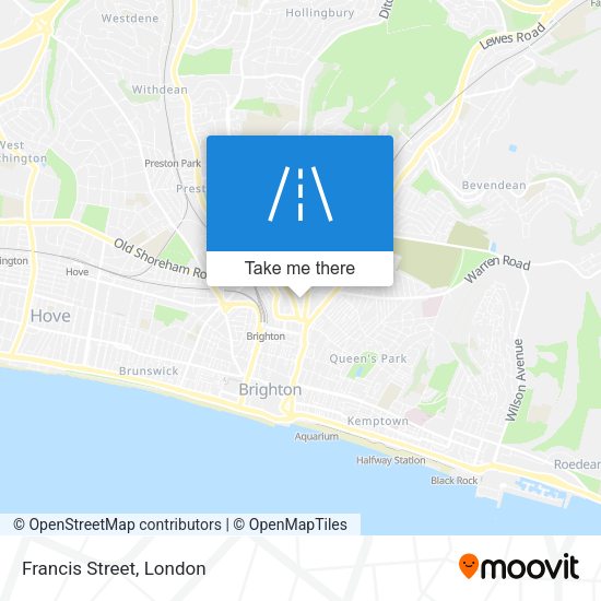 Francis Street map