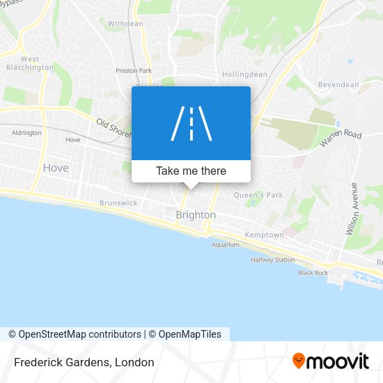 Frederick Gardens map