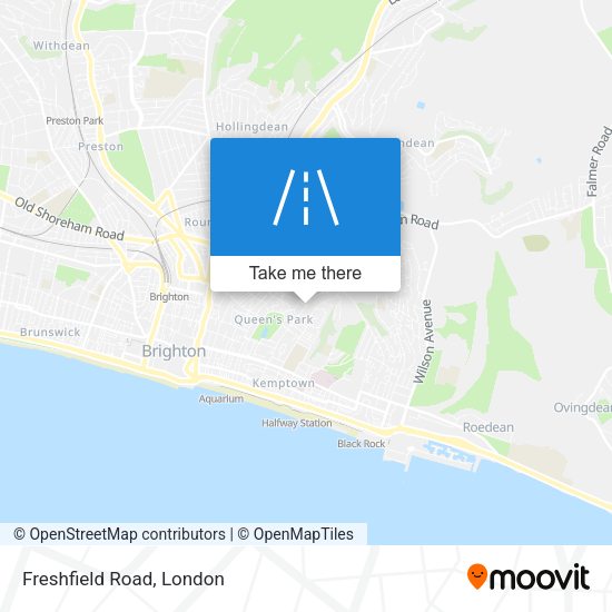 Freshfield Road map