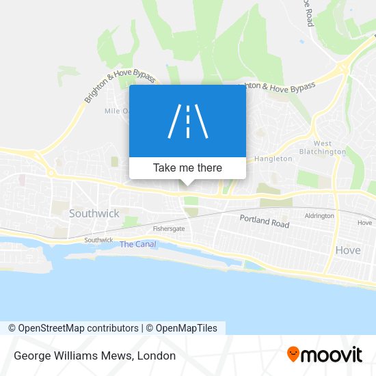 George Williams Mews map