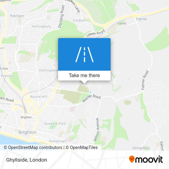 Ghyllside map