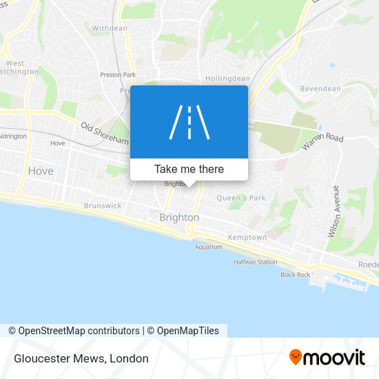 Gloucester Mews map
