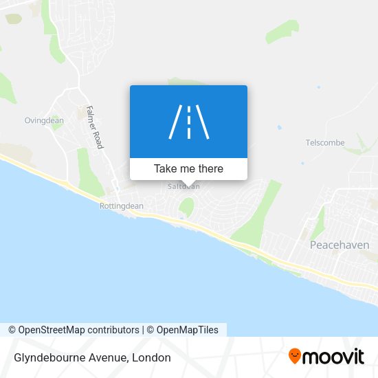 Glyndebourne Avenue map