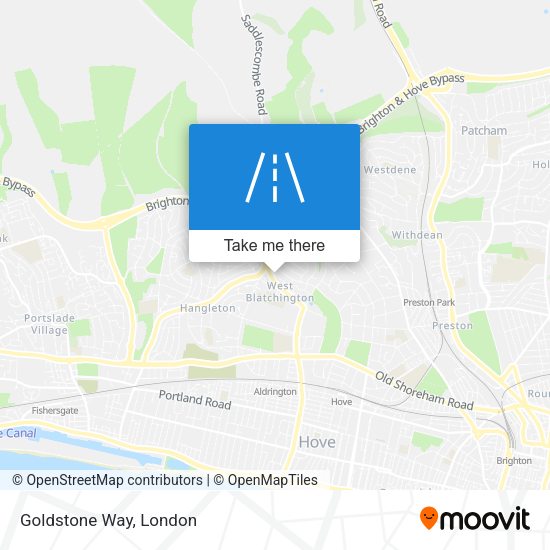 Goldstone Way map