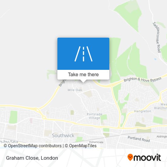 Graham Close map