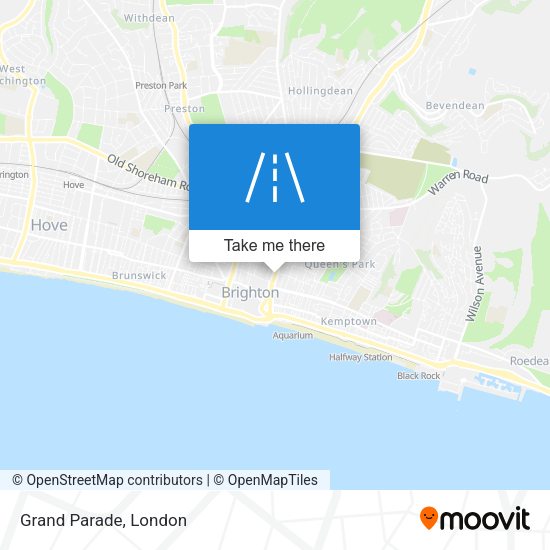 Grand Parade map