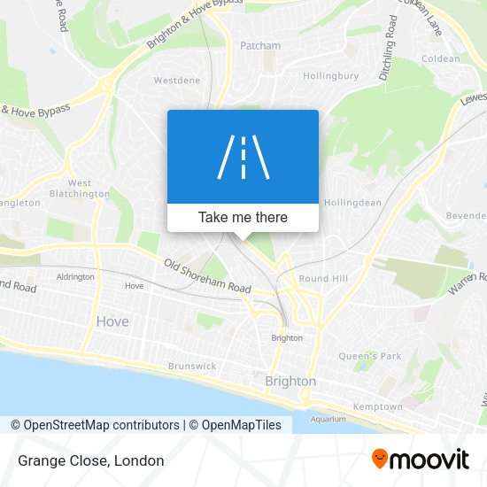 Grange Close map