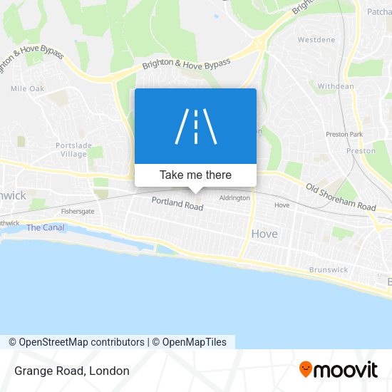 Grange Road map