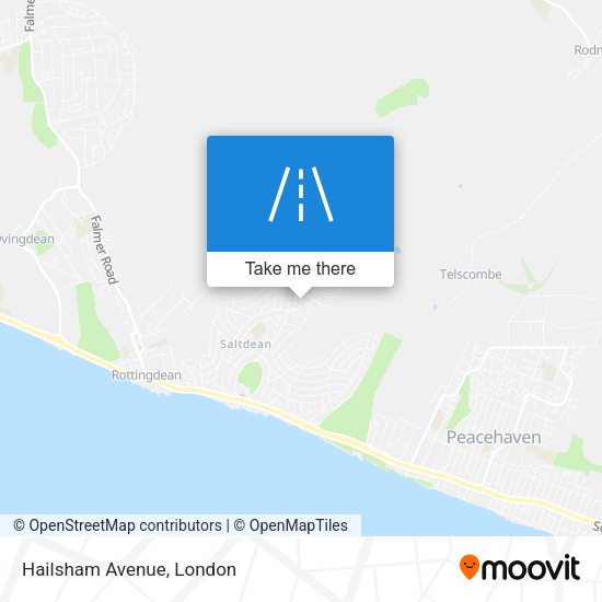 Hailsham Avenue map