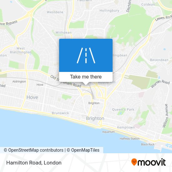 Hamilton Road map