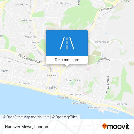 Hanover Mews map