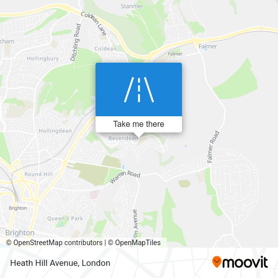 Heath Hill Avenue map