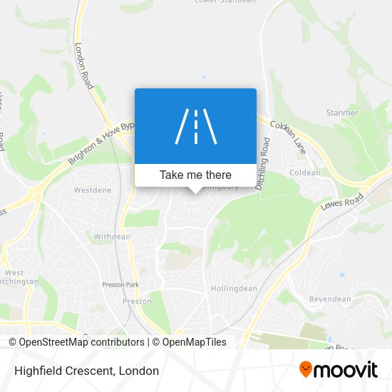 Highfield Crescent map
