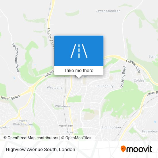 Highview Avenue South map