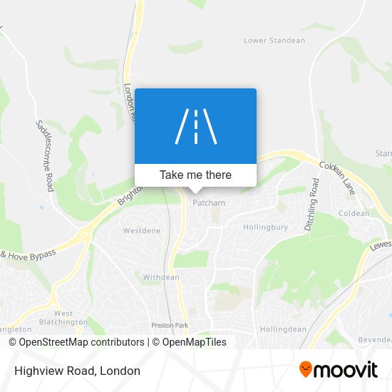 Highview Road map