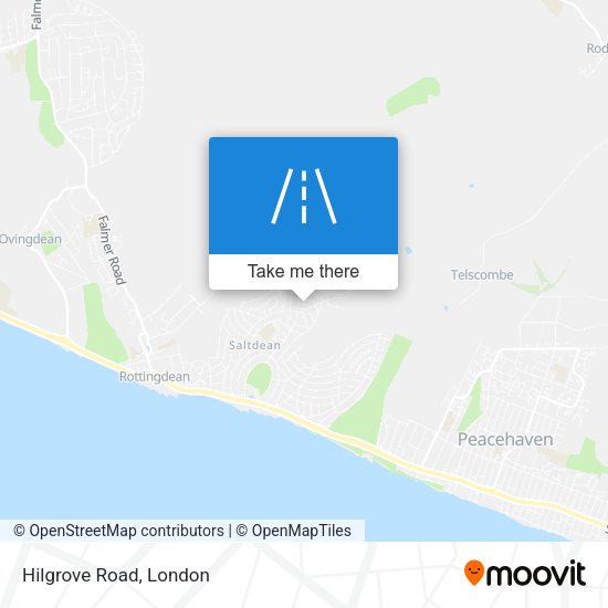 Hilgrove Road map