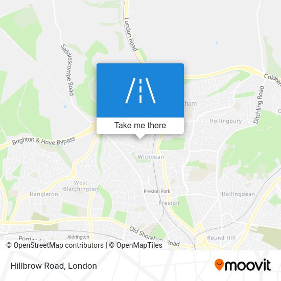 Hillbrow Road map
