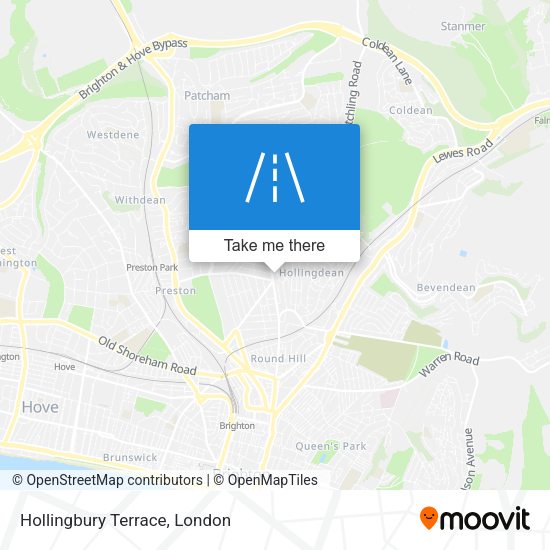 Hollingbury Terrace map