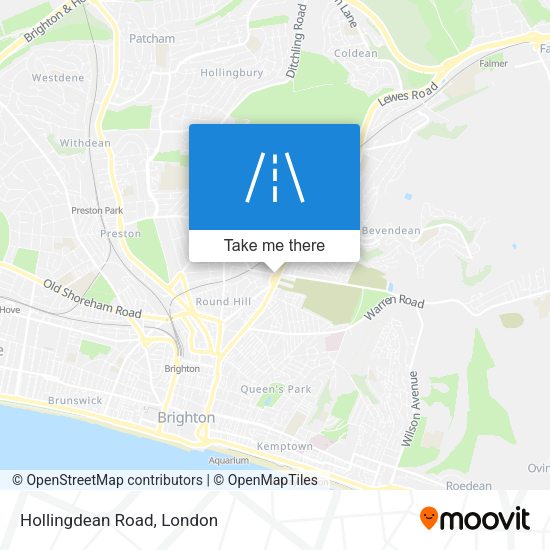Hollingdean Road map