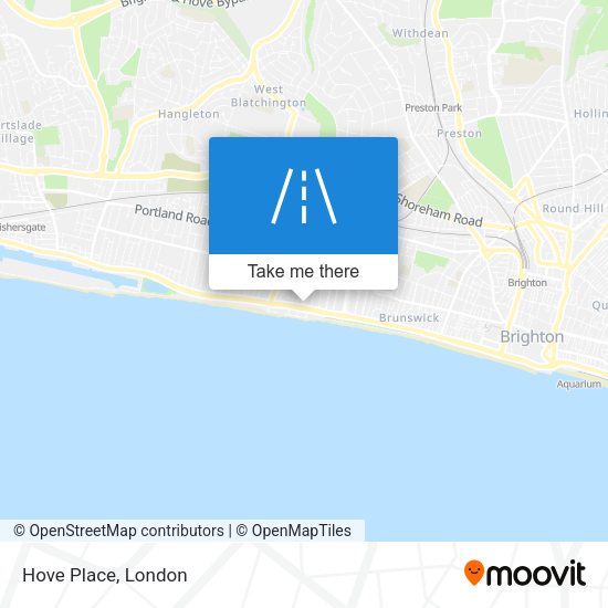 Hove Place map