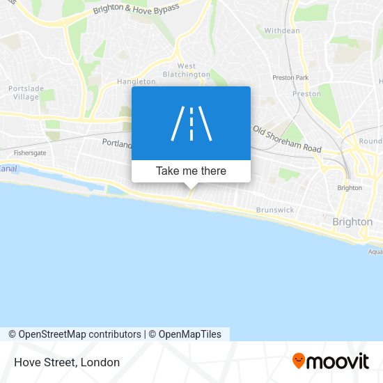 Hove Street map