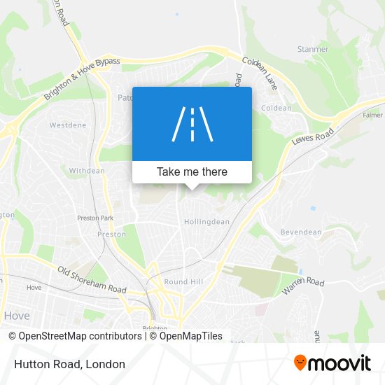 Hutton Road map