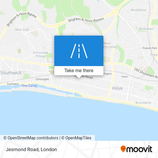 Jesmond Road map