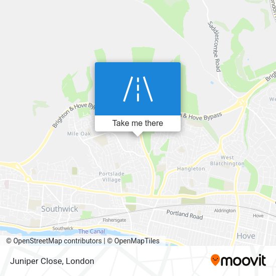 Juniper Close map