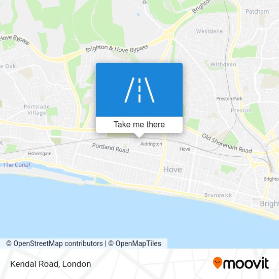 Kendal Road map