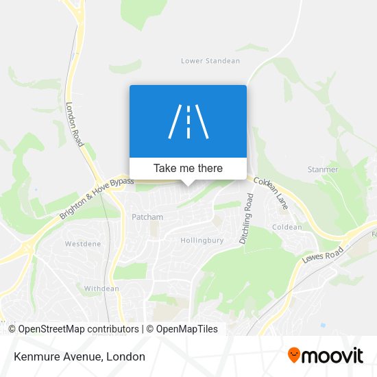 Kenmure Avenue map