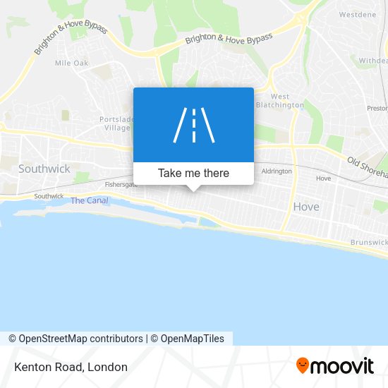 Kenton Road map