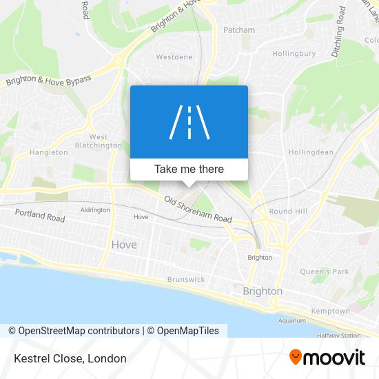 Kestrel Close map
