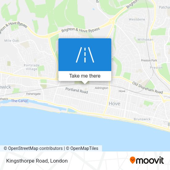 Kingsthorpe Road map