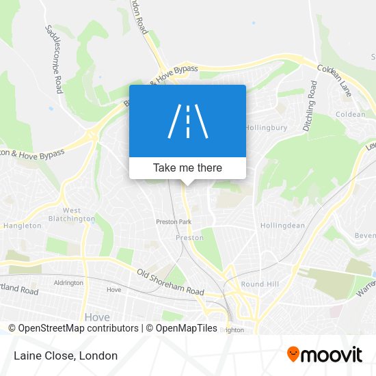 Laine Close map