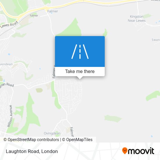 Laughton Road map