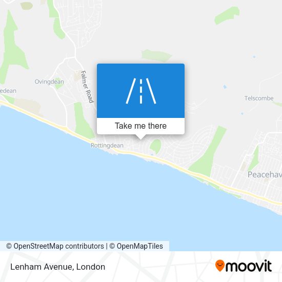 Lenham Avenue map