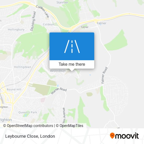 Leybourne Close map