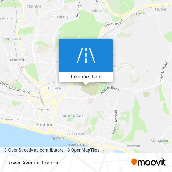 Lower Avenue map